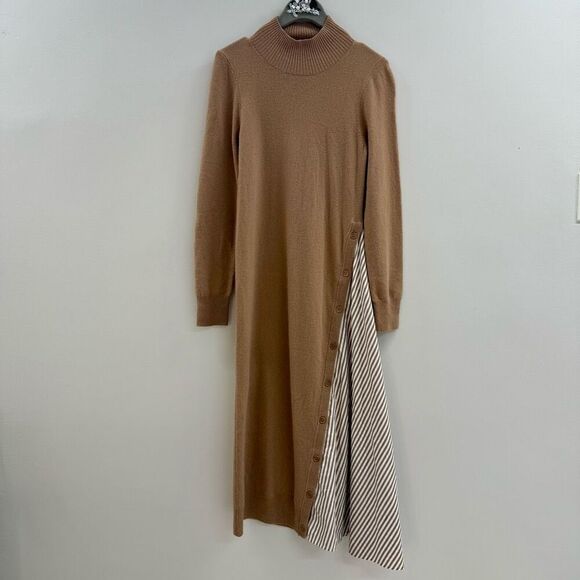 NAADAM Asymmetrical Turtleneck Dress 🗃️ - Picture 6 of 11